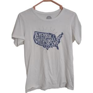Women's Life is Good Remember where you come from Tee Shirt Size‎ Medium